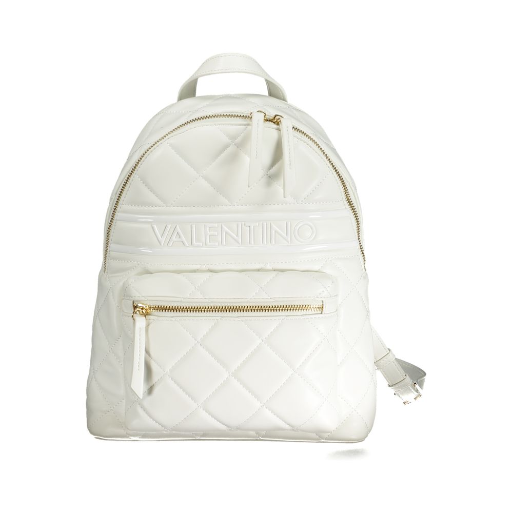 Mario Valentino Bianco Polyurethane Women Backpack - Luxe Nova