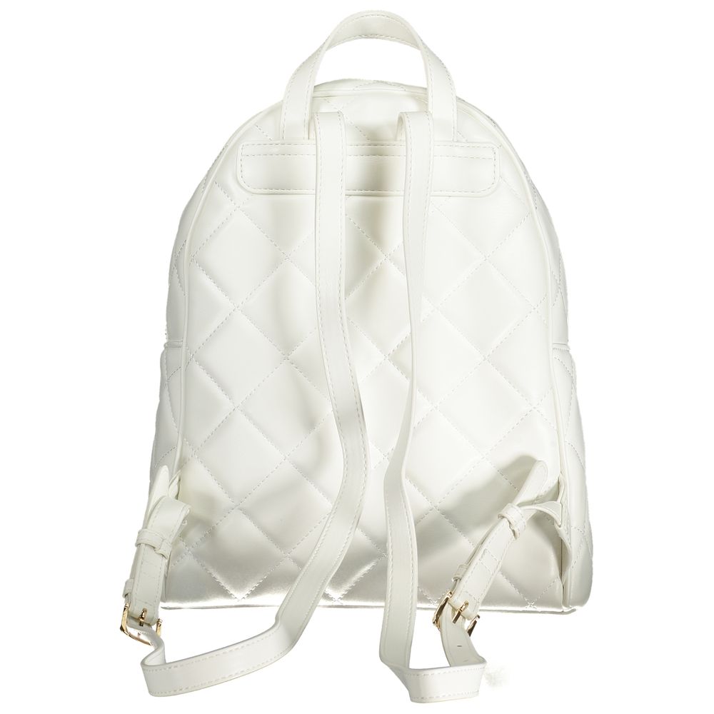 Mario Valentino Bianco Polyurethane Women Backpack - Luxe Nova
