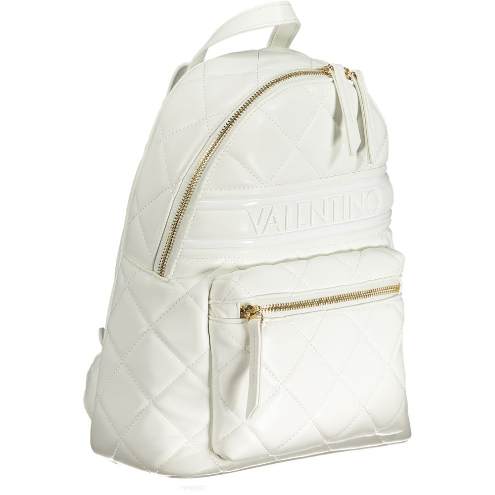 Mario Valentino Bianco Polyurethane Women Backpack - Luxe Nova