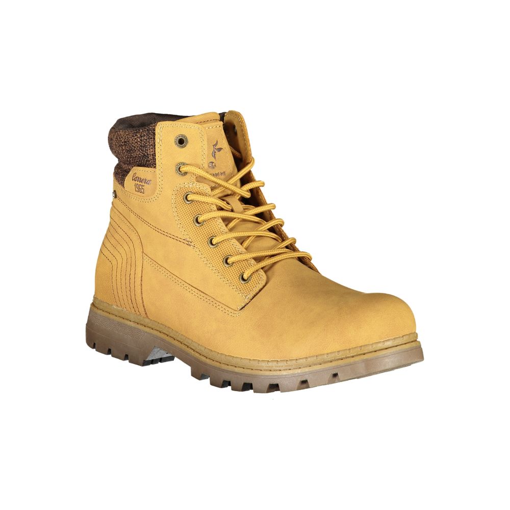 Carrera Giallo Poliestere Mens Stivaletto - Luxe Nova