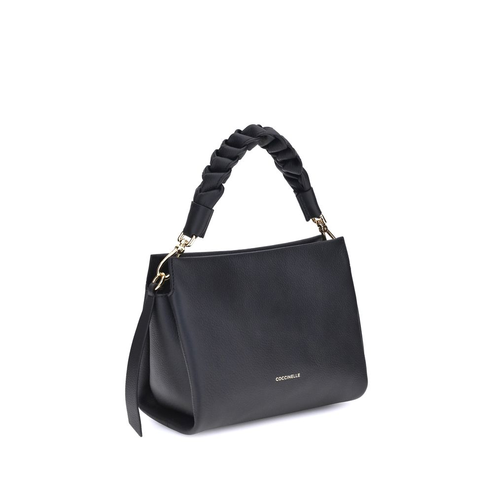 Coccinelle Black Calf Leather Bos Taurus Handbag