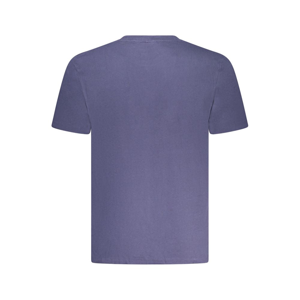 Wrangler Blue Cotton Men's T-Shirt - Luxe Nova