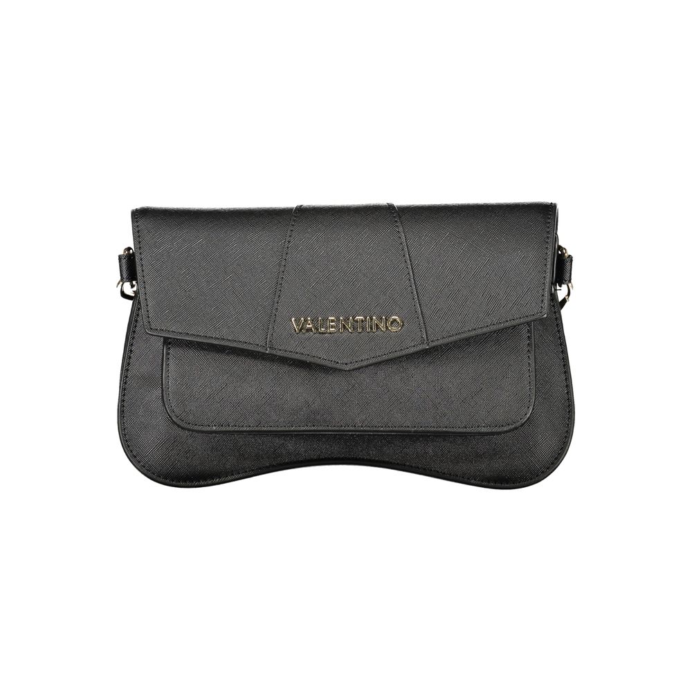 Mario Valentino Black Polyurethane Women Handbag - Luxe Nova