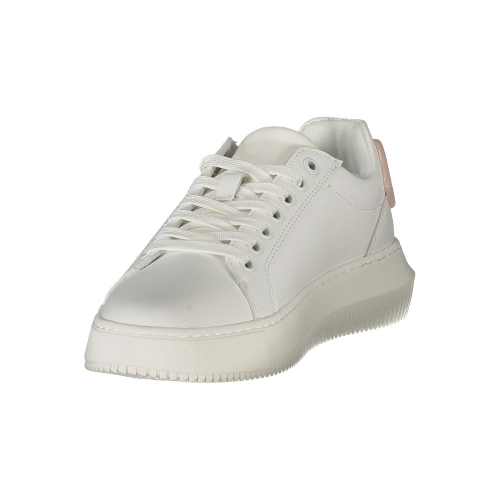 Calvin Klein White Polyurethane Women Sneaker - Luxe Nova
