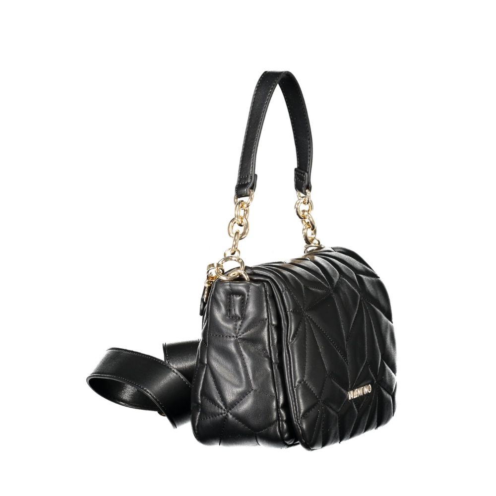 Mario Valentino Nero Poliuretano Women Shoulder Bag - Luxe Nova