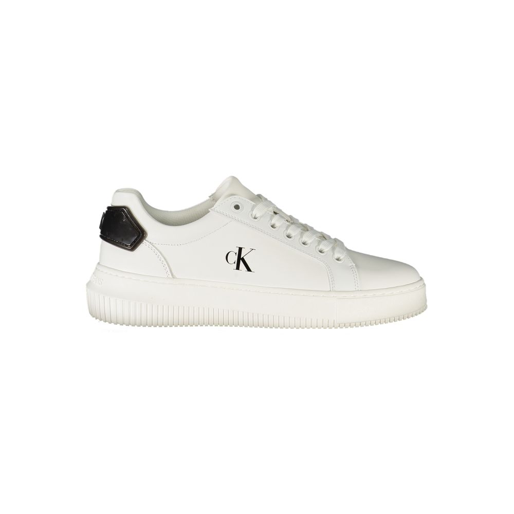 Calvin Klein Bianco Polyurethane Women Sneaker - Luxe Nova