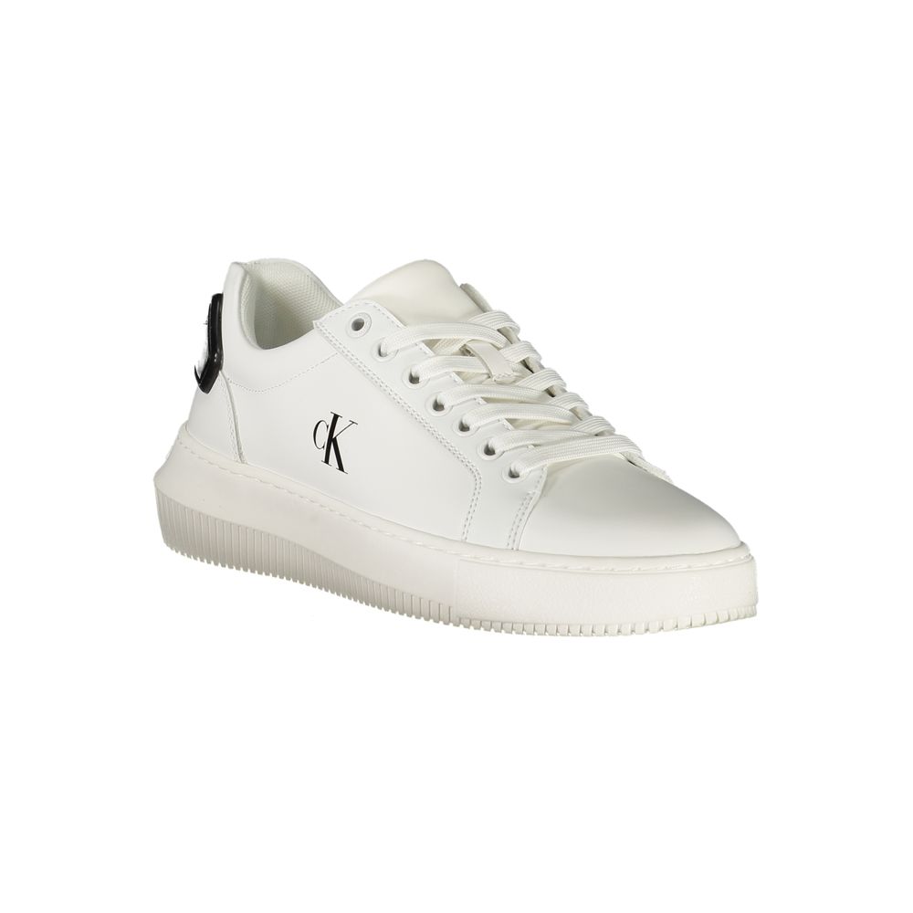 Calvin Klein Bianco Polyurethane Women Sneaker - Luxe Nova