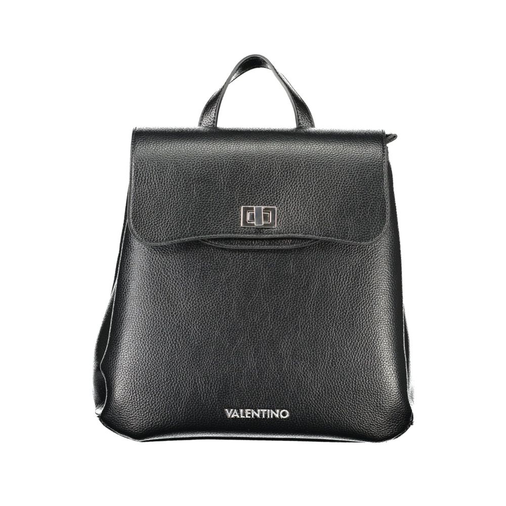 Mario Valentino Nero Polyurethane Women Backpack - Luxe Nova