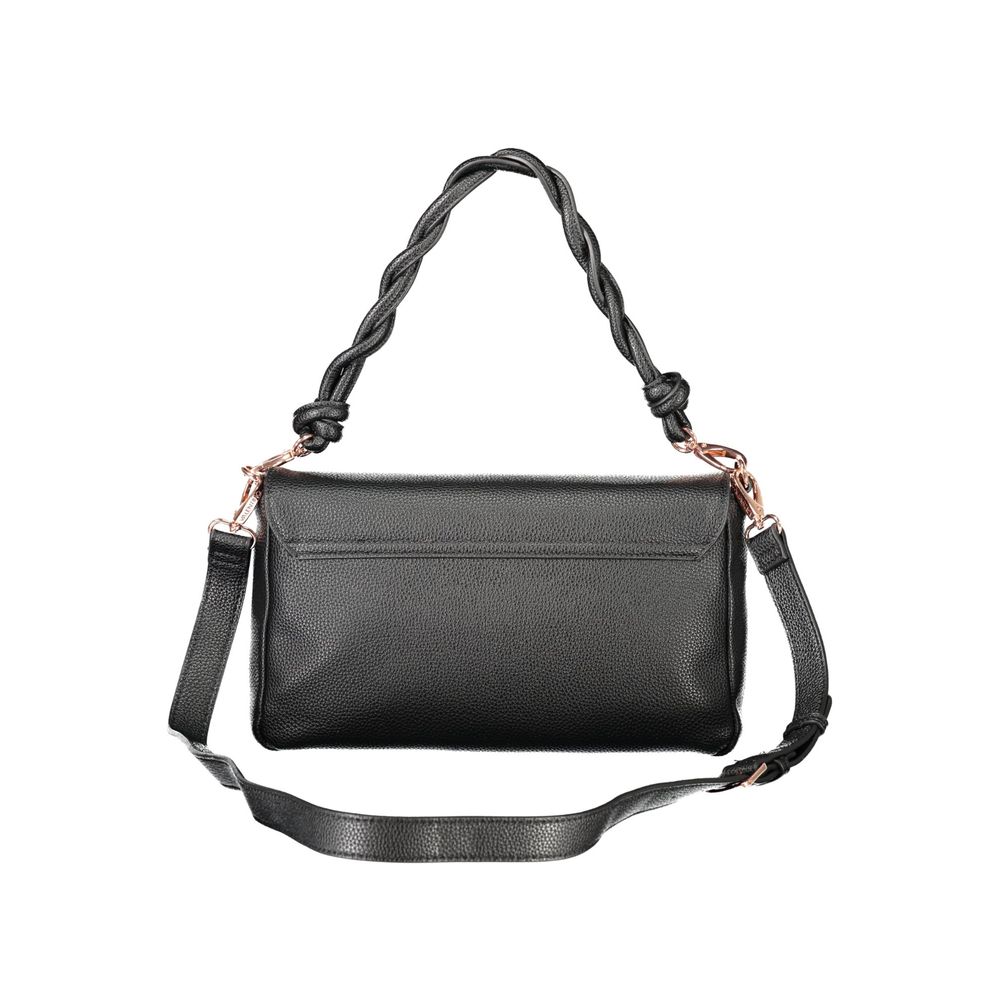 Mario Valentino Nero Polyurethane Women Handbag - Luxe Nova