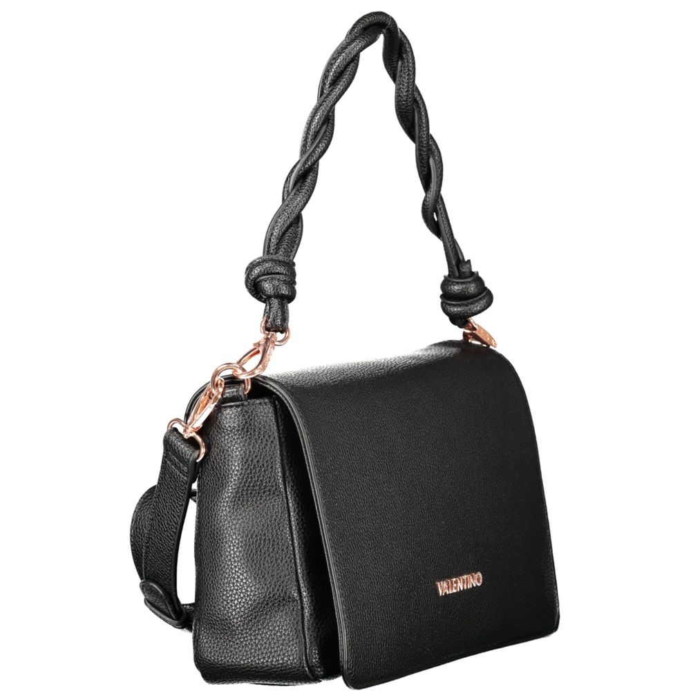 Mario Valentino Nero Polyurethane Women Handbag - Luxe Nova