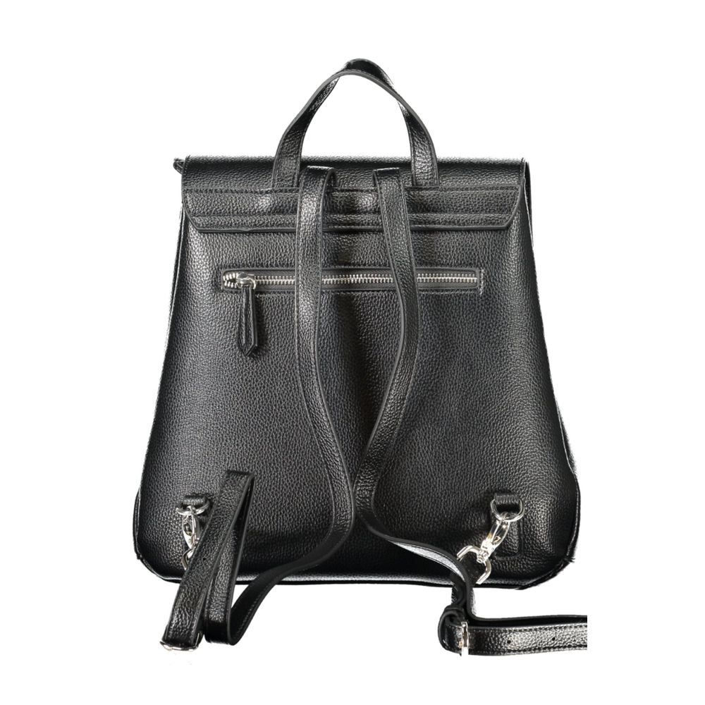 Mario Valentino Nero Polyurethane Women Backpack - Luxe Nova