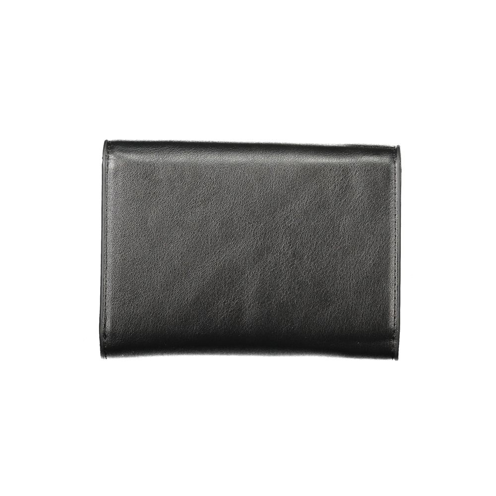 Mario Valentino Nero Polyurethane Woman Wallet - Luxe Nova