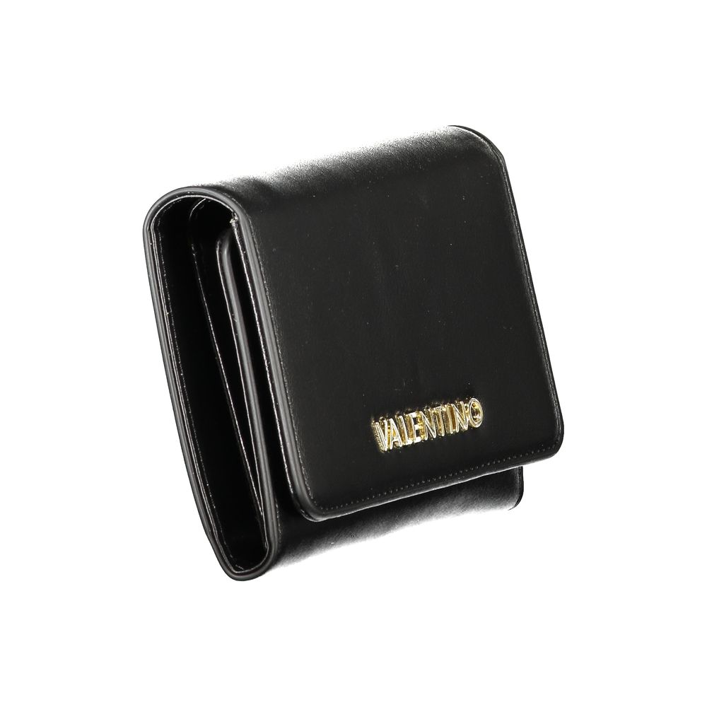 Mario Valentino Nero Polyurethane Woman Wallet - Luxe Nova