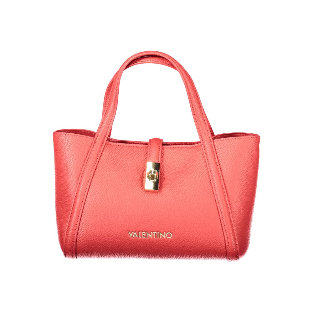 Mario Valentino Red Polyurethane Women Handbag - Luxe Nova