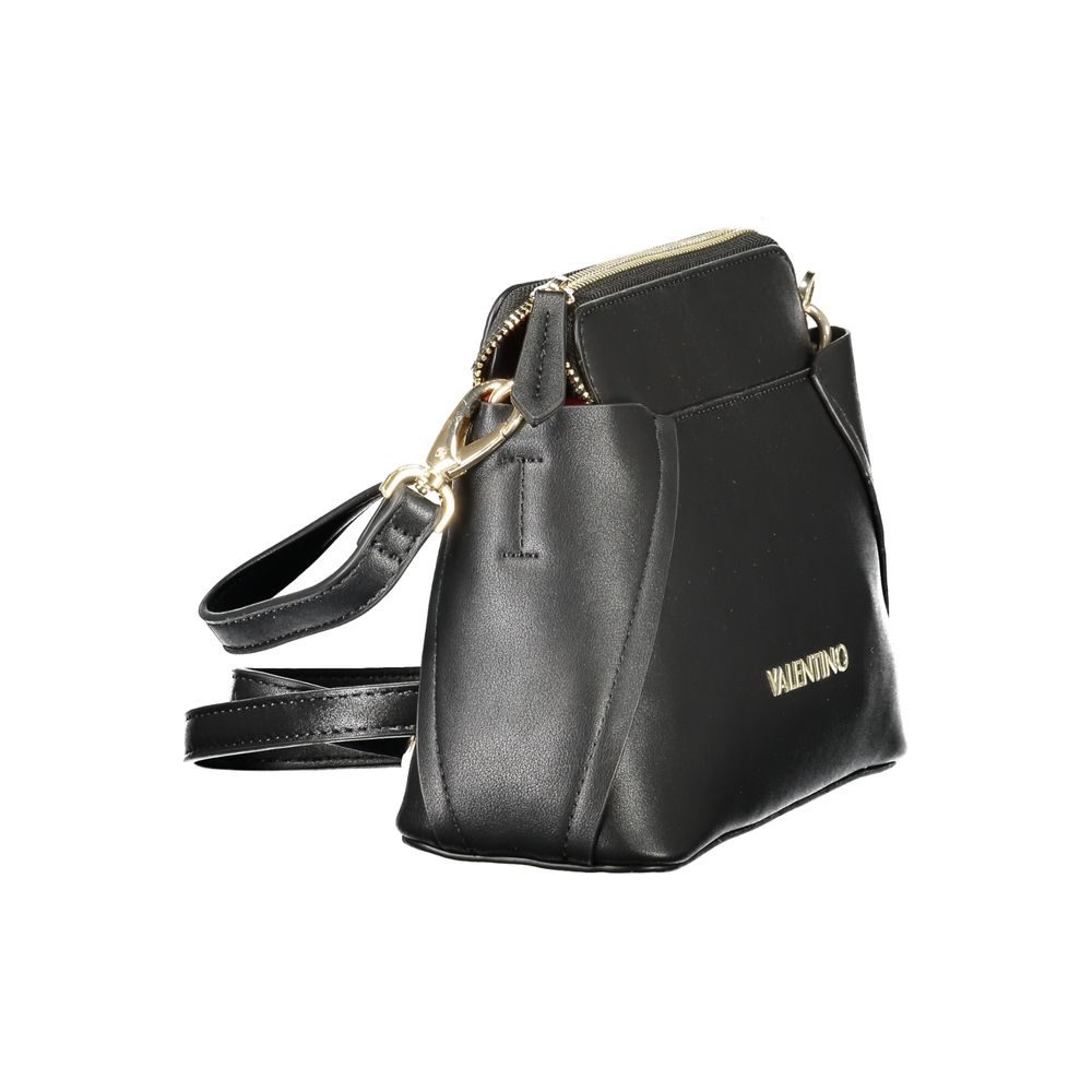 Mario Valentino Nero Polyurethane Women Shoulder Bag - Luxe Nova