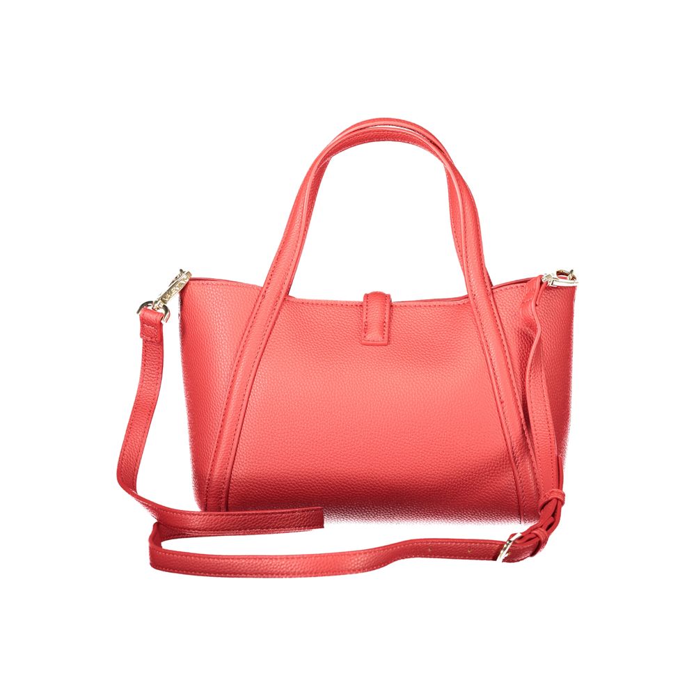 Mario Valentino Red Polyurethane Women Handbag - Luxe Nova