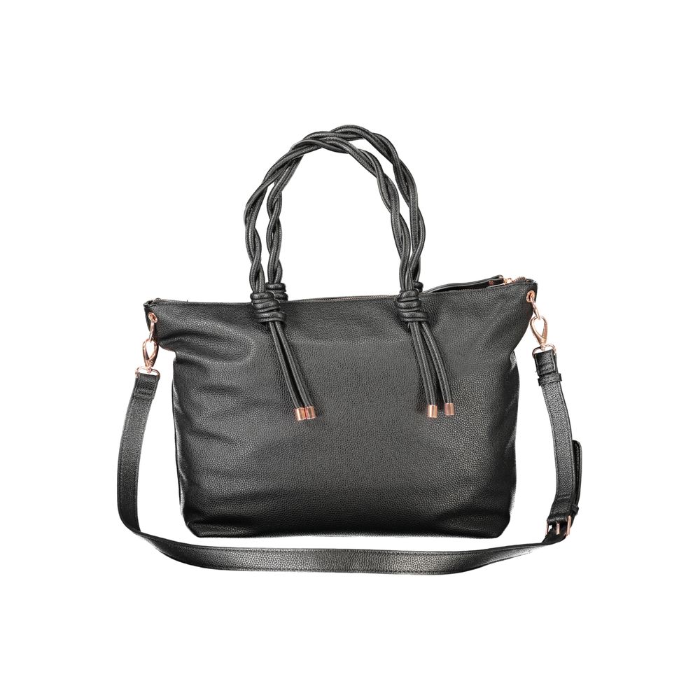 Mario Valentino Nero Poliuretano Women Handbag - Luxe Nova