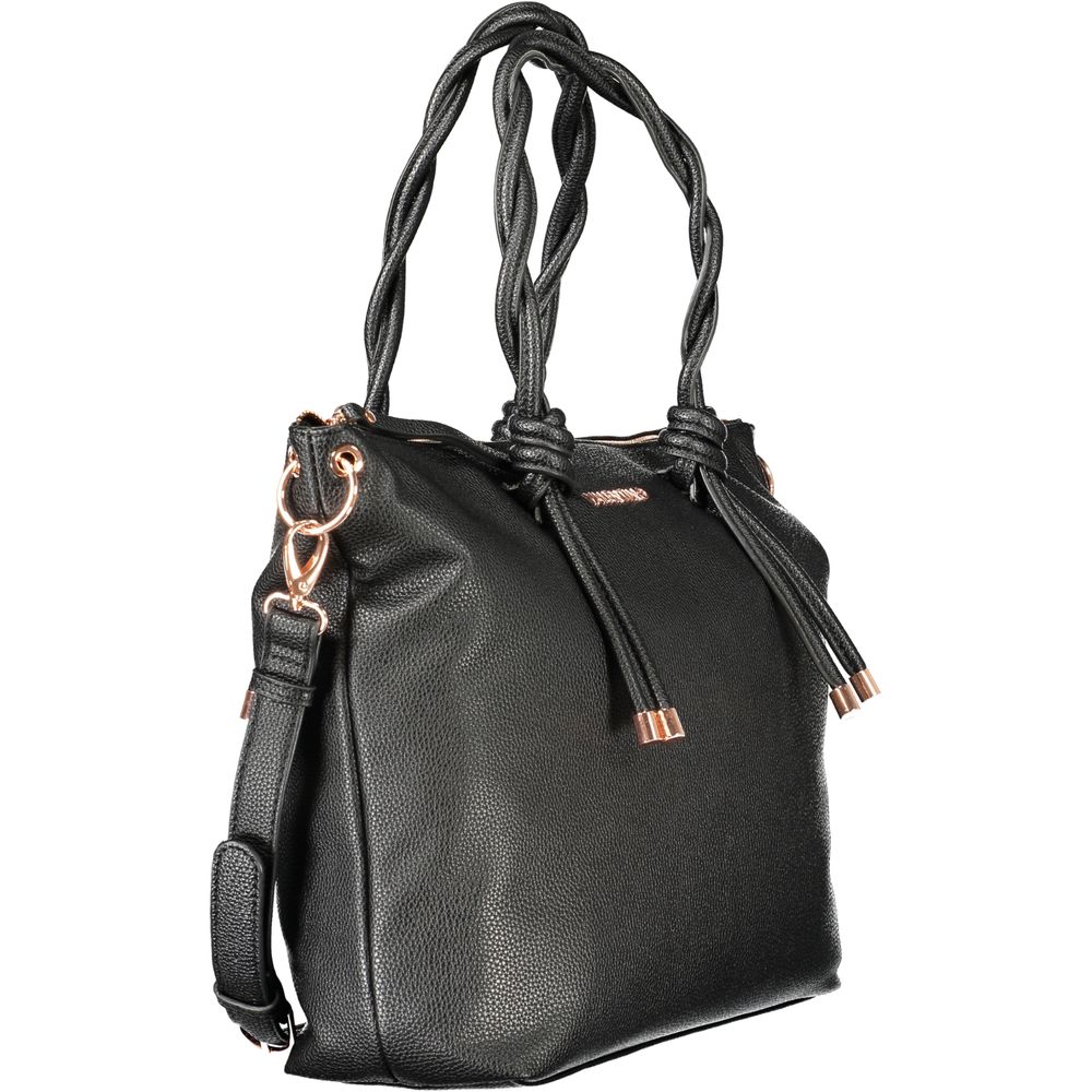 Mario Valentino Nero Poliuretano Women Handbag - Luxe Nova