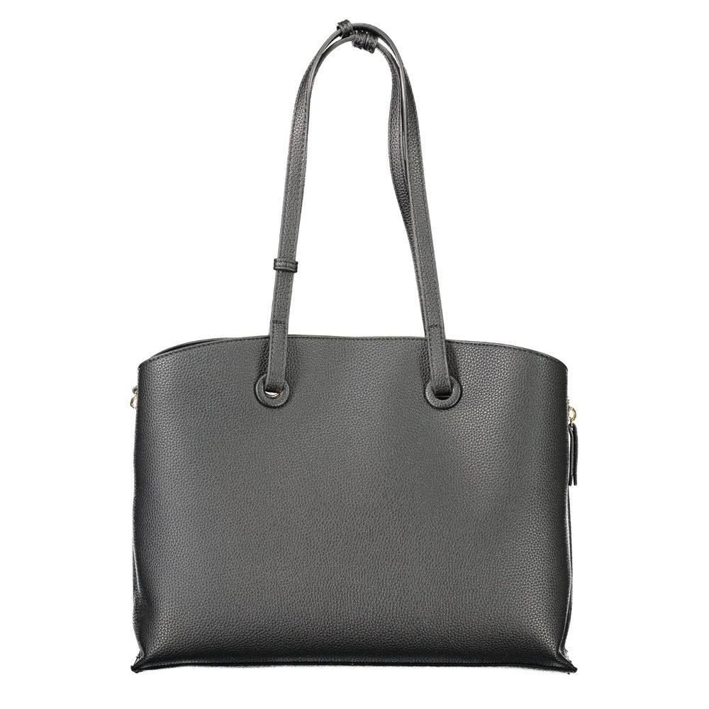 Mario Valentino Black Polyethylene Women Handbag - Luxe Nova