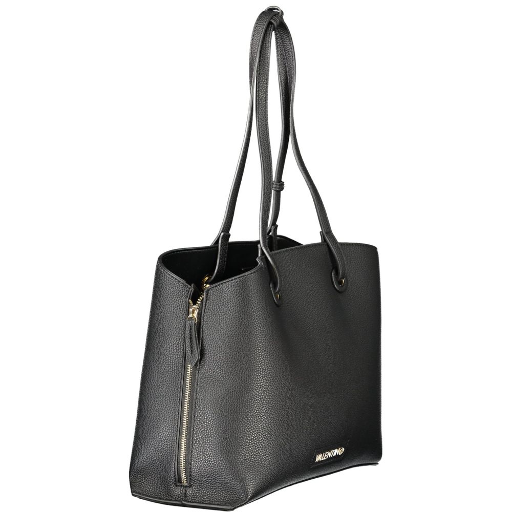 Mario Valentino Black Polyethylene Women Handbag - Luxe Nova