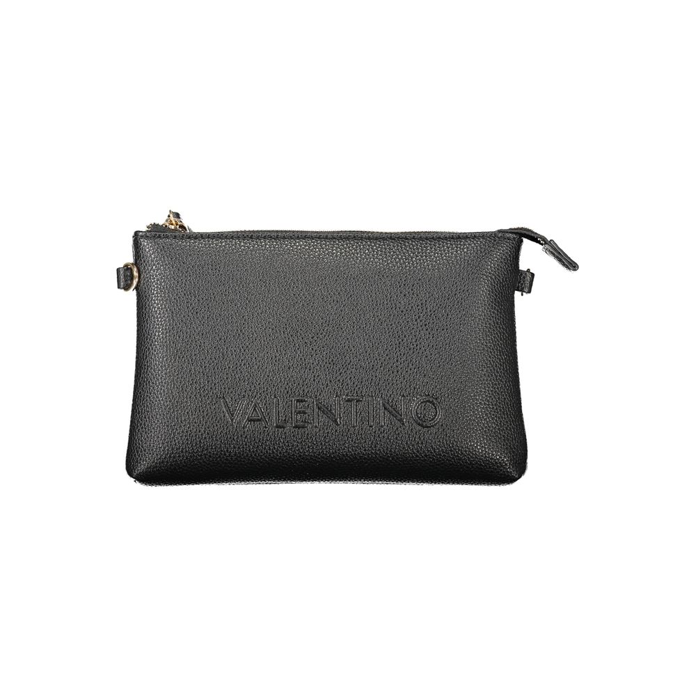 Mario Valentino Black Polyurethane Women Handbag - Luxe Nova