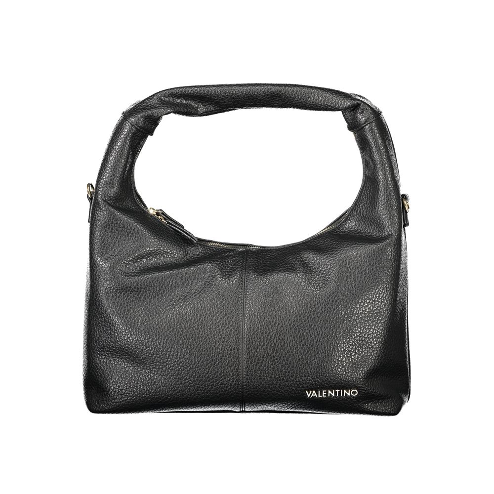 Mario Valentino Black Polyurethane Women Shoulder Bag - Luxe Nova