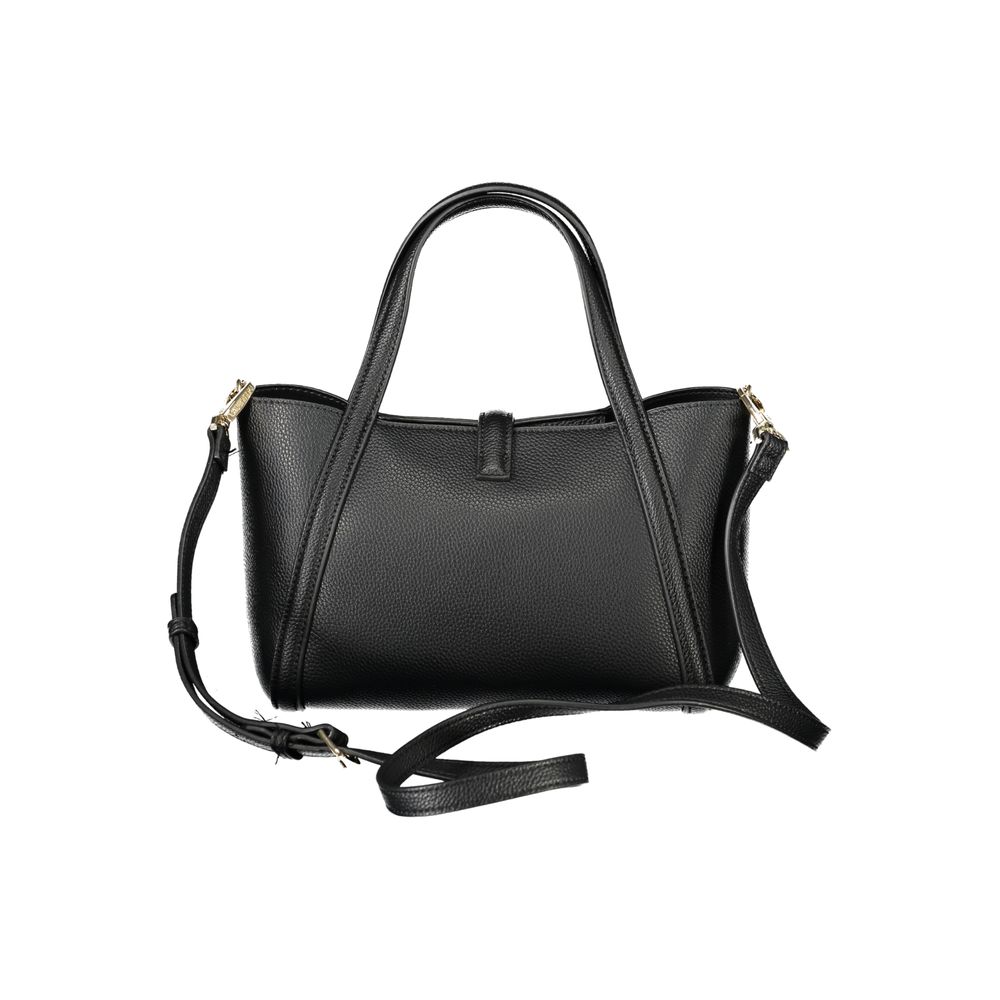 Mario Valentino Nero Poliurethane Women Handbag - Luxe Nova