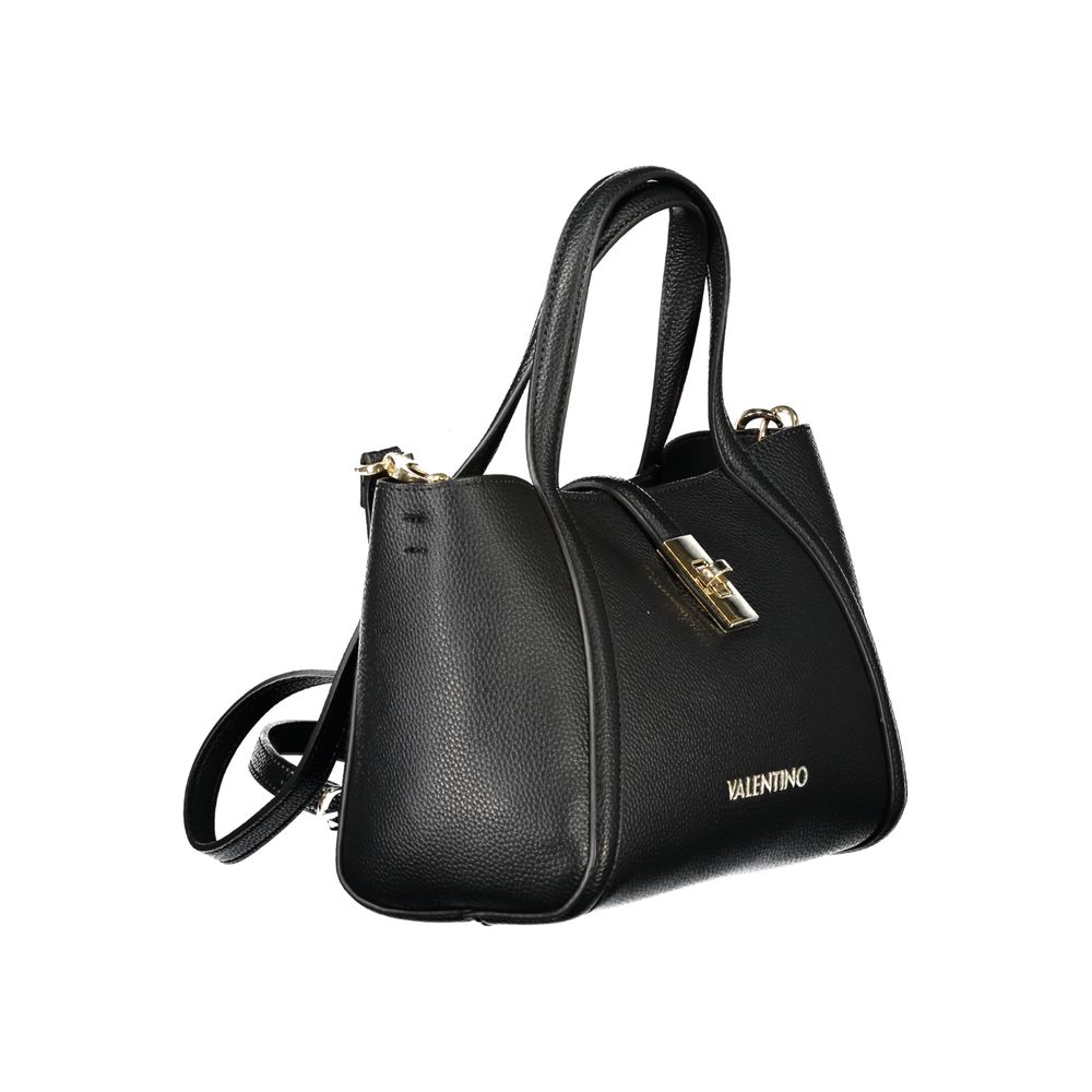 Mario Valentino Nero Poliurethane Women Handbag - Luxe Nova