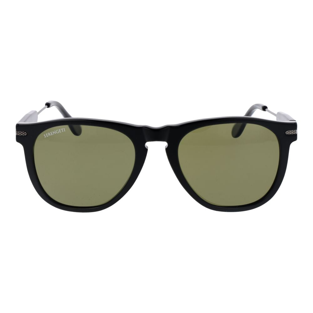 Serengeti Black Plastic Sunglasses - Luxe Nova