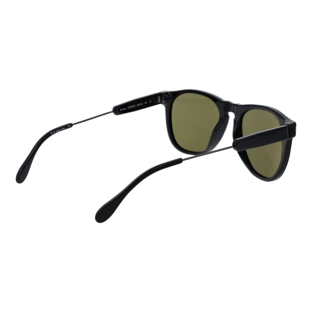 Serengeti Black Plastic Sunglasses - Luxe Nova