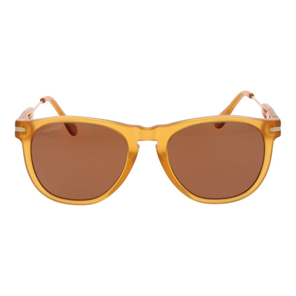 Serengeti Orange Plastic Sunglasses - Luxe Nova
