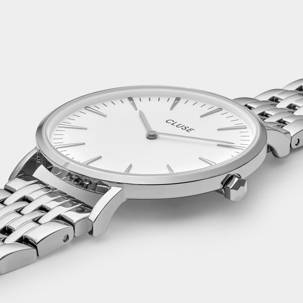 Cluse Silver Stainless Steel Dress Watch - Luxe Nova
