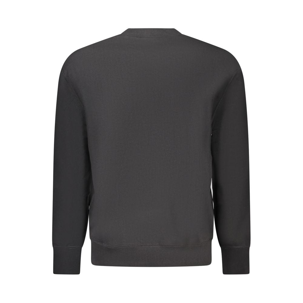Calvin Klein Black Cotton Men Sweatshirt - Luxe Nova