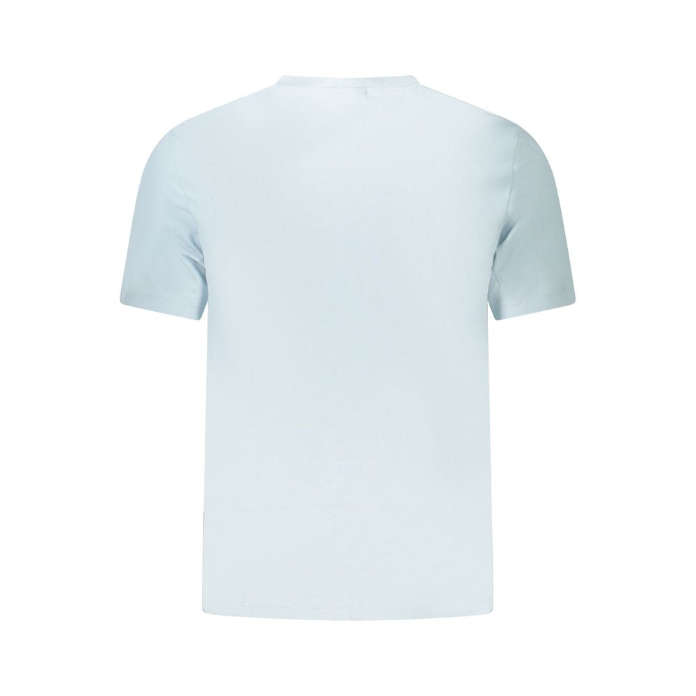 Calvin Klein Blue Cotton Men T-Shirt - Luxe Nova