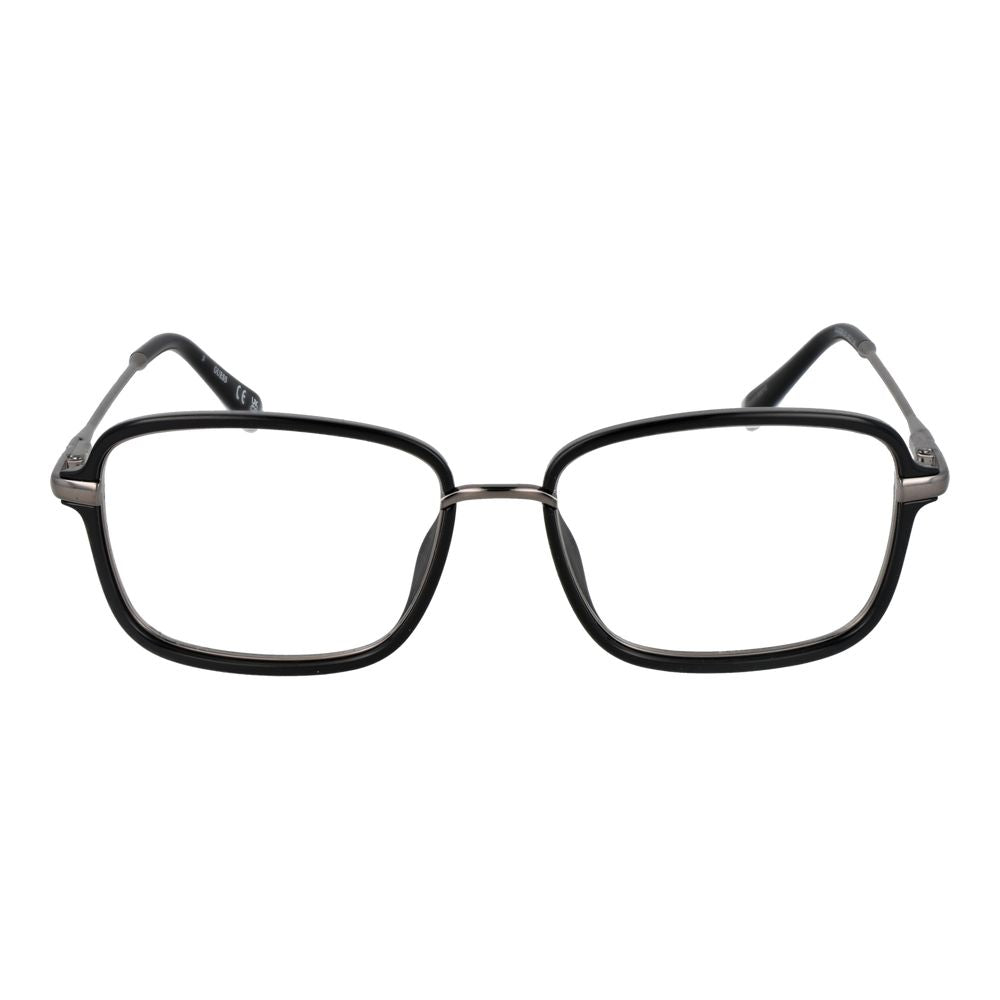 Guess Black Stainless Steel Glasses (Frames) - Luxe Nova