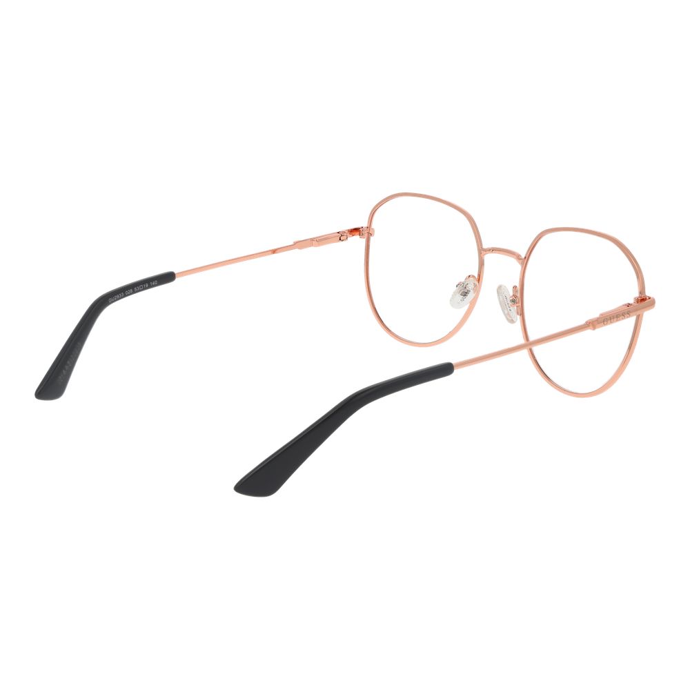 Guess Rose Gold Metal Glasses (Frames) - Luxe Nova