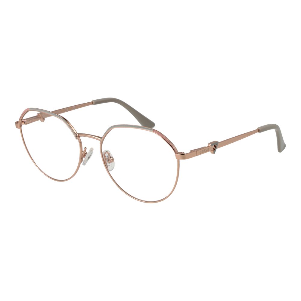 Guess Rose Gold Metal Glasses (Frames) - Luxe Nova