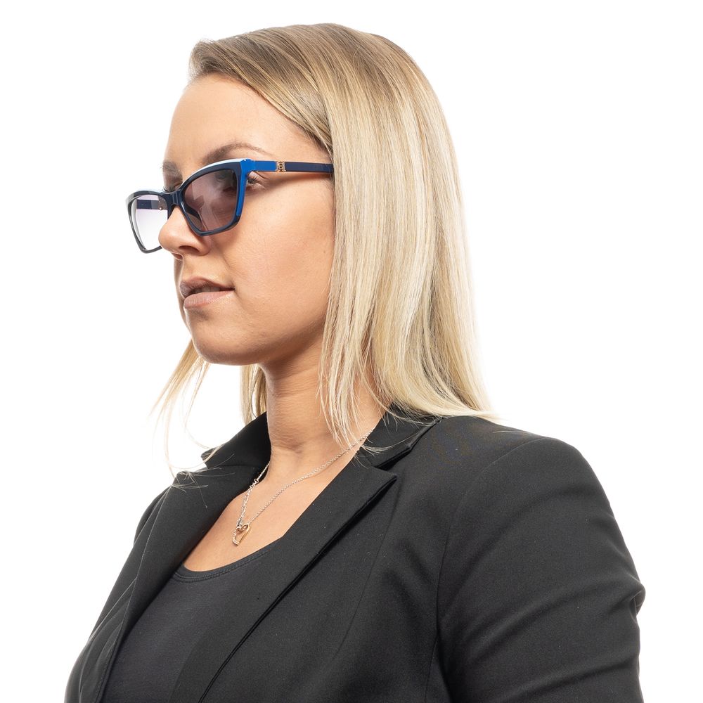 Carolina Herrera Blue Plastic Sunglasses - Luxe Nova