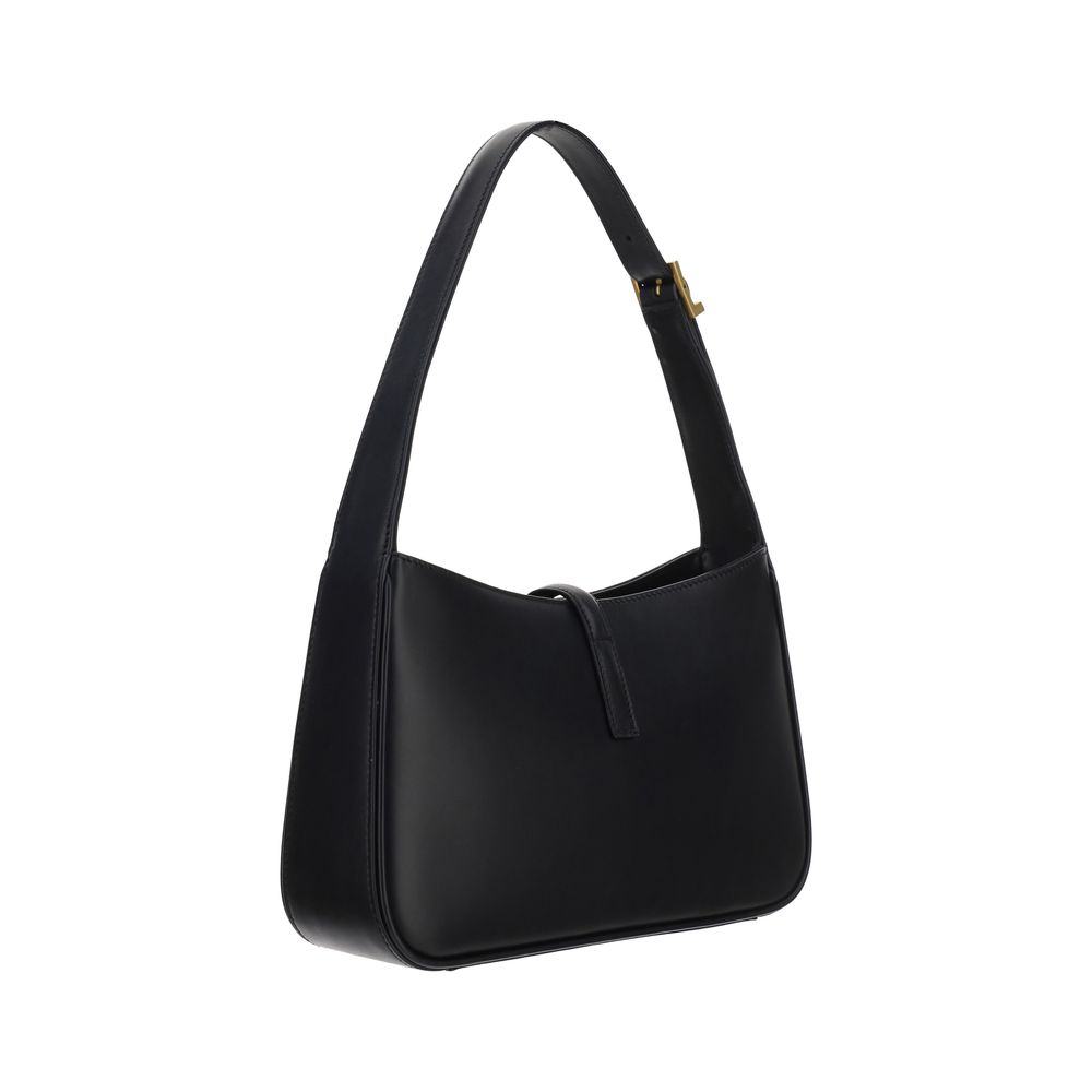Saint Laurent Black Calf Leather Bos Taurus Handbag - Luxe Nova