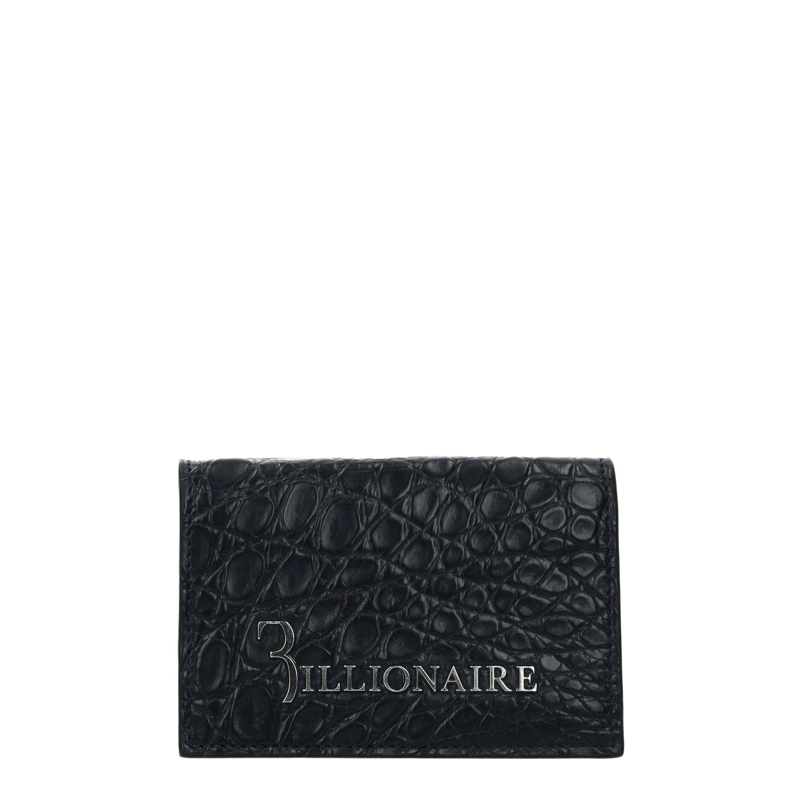 Billionaire Italian Couture Blue Crocodile Cardholder - Luxe Nova