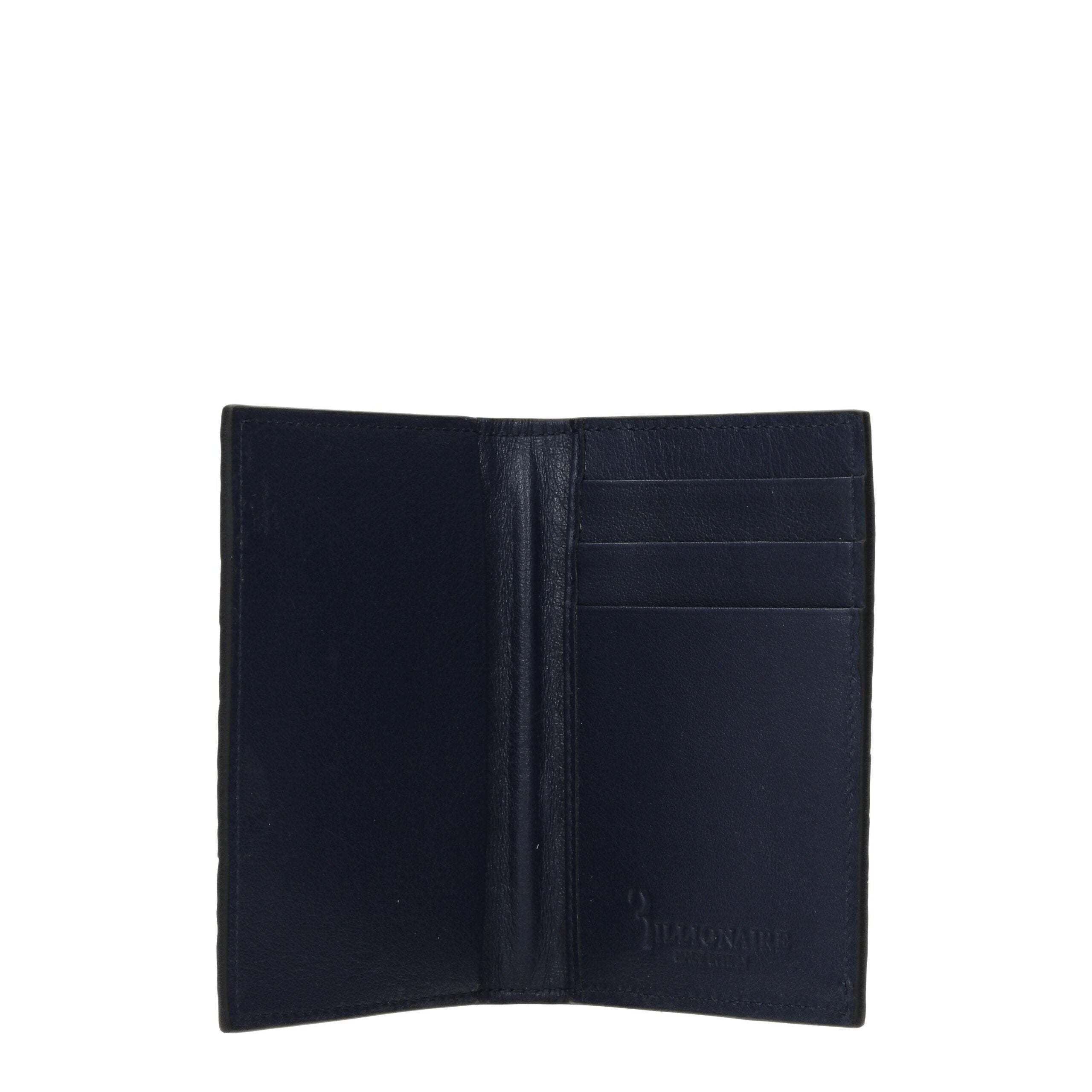 Billionaire Italian Couture Blue Crocodile Cardholder - Luxe Nova