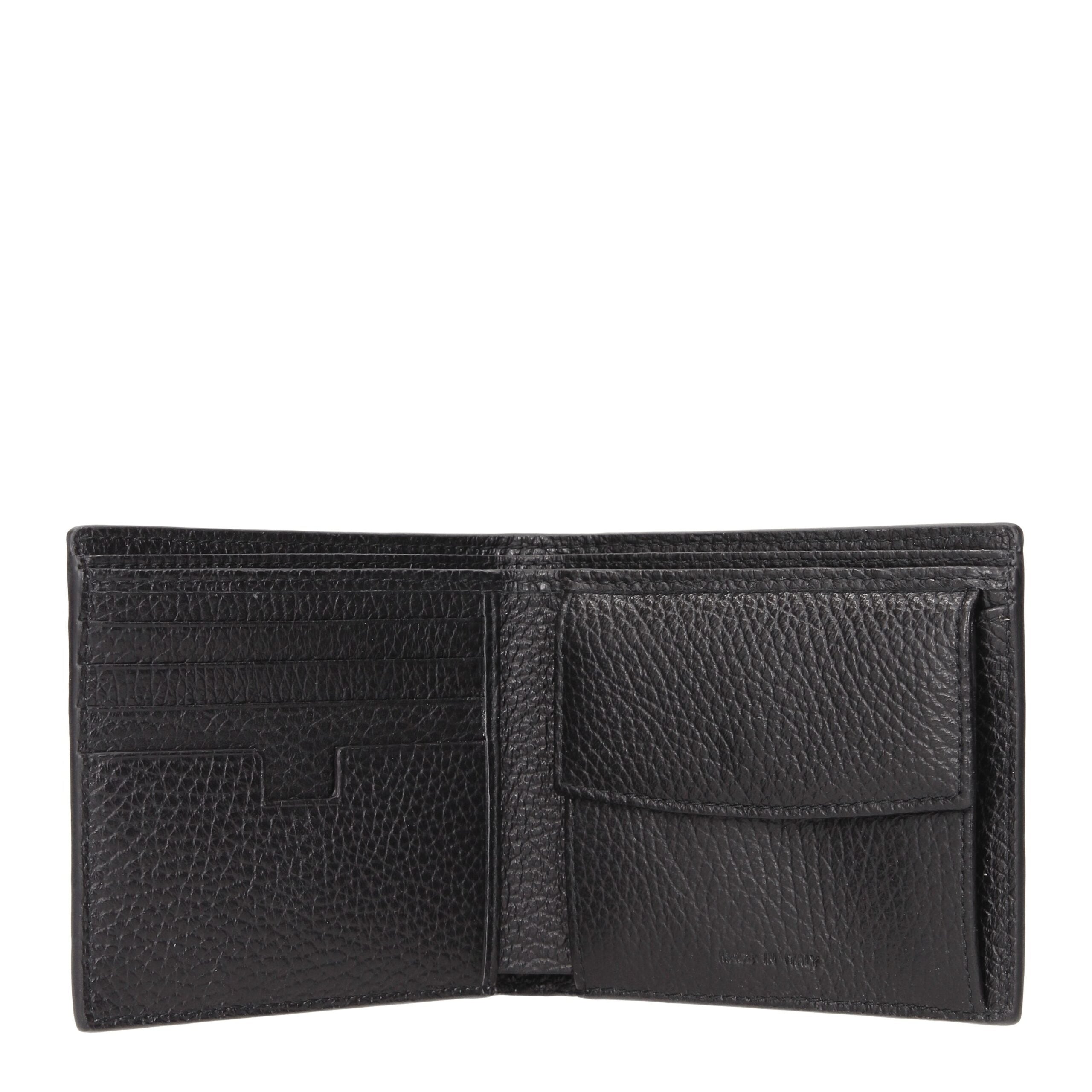 Testoni Black Leather Wallet - Luxe Nova