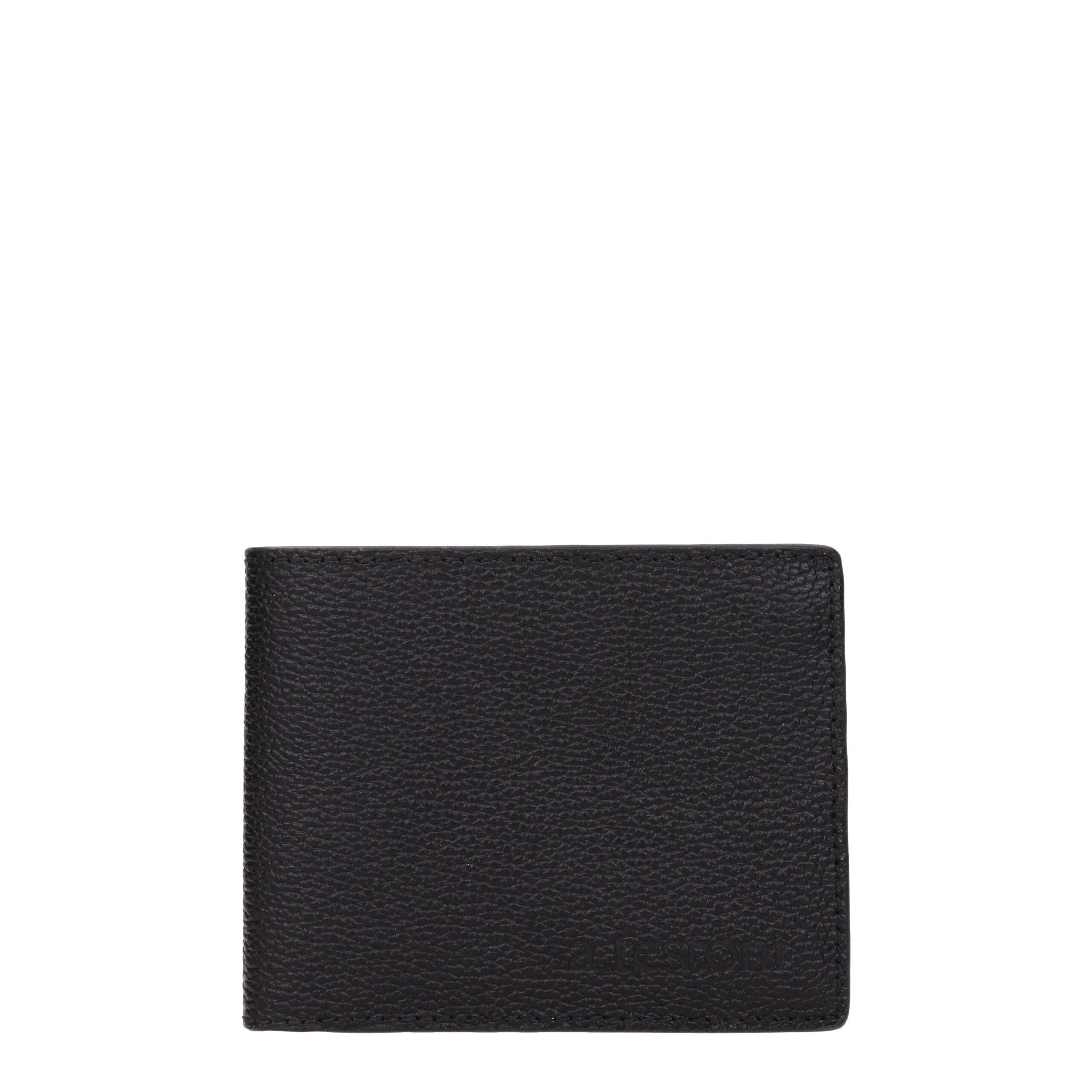 Testoni Black Leather Wallet - Luxe Nova