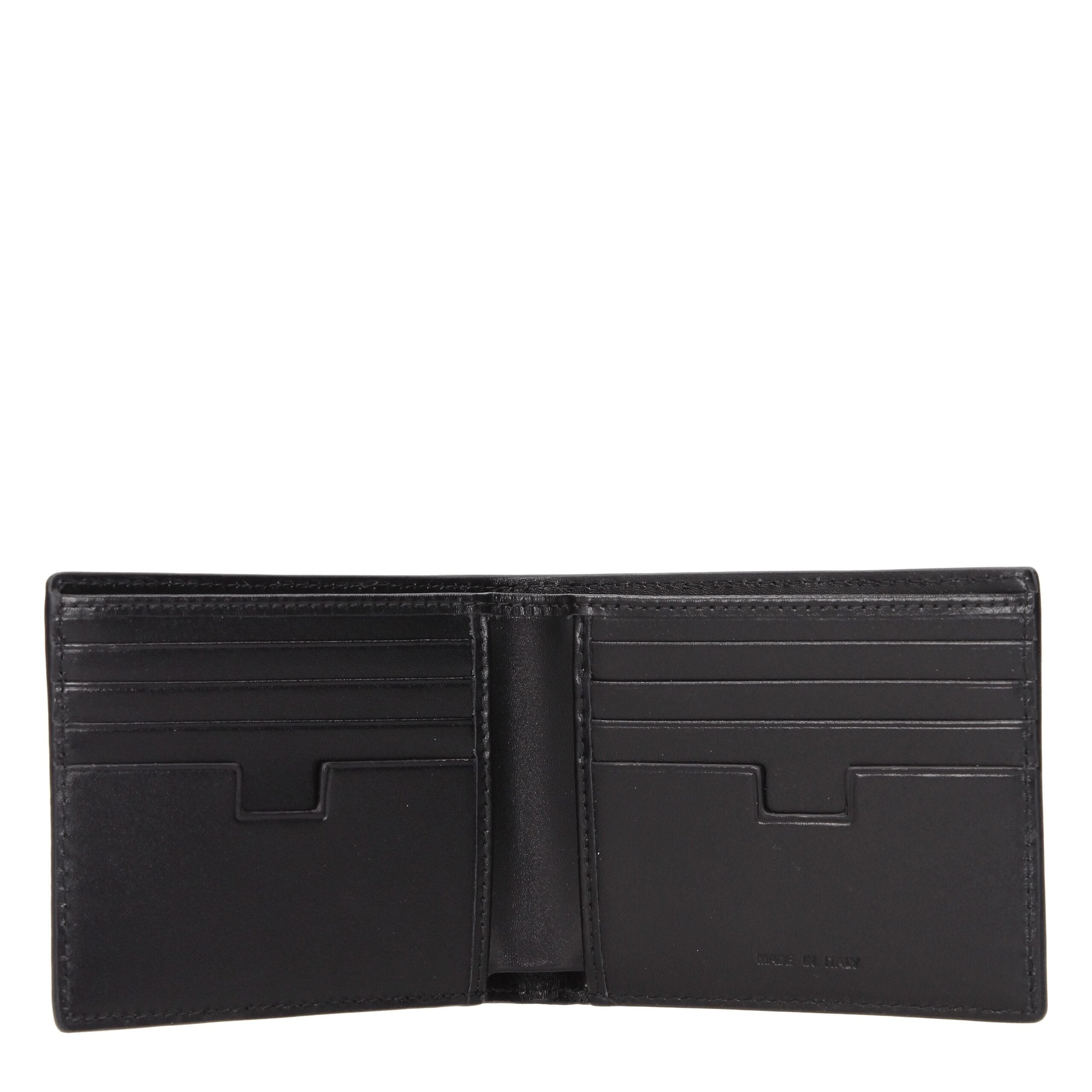 Testoni Black Leather Wallet - Luxe Nova