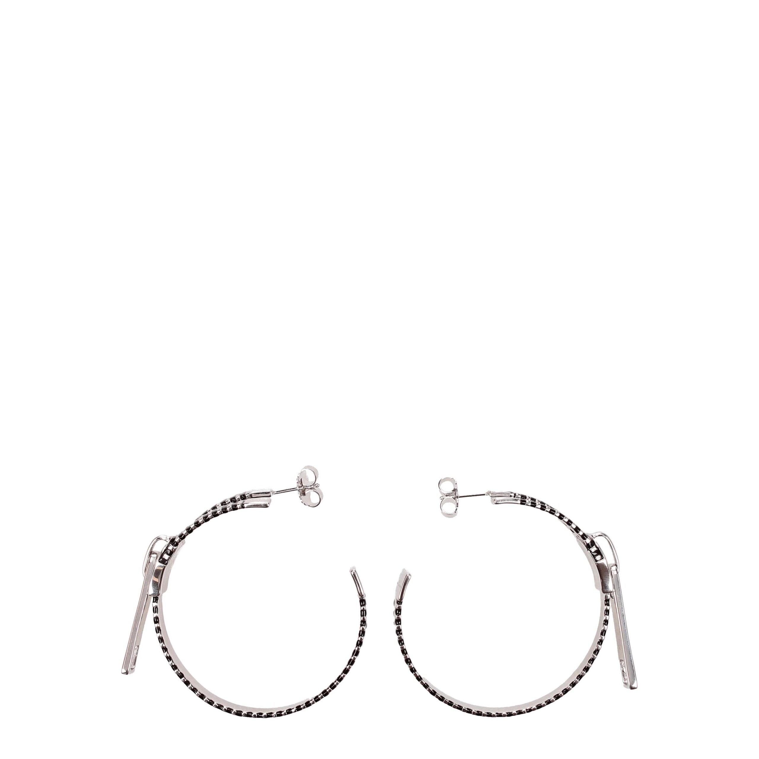 Marc Jacobs Gray Silver Earrings - Luxe Nova