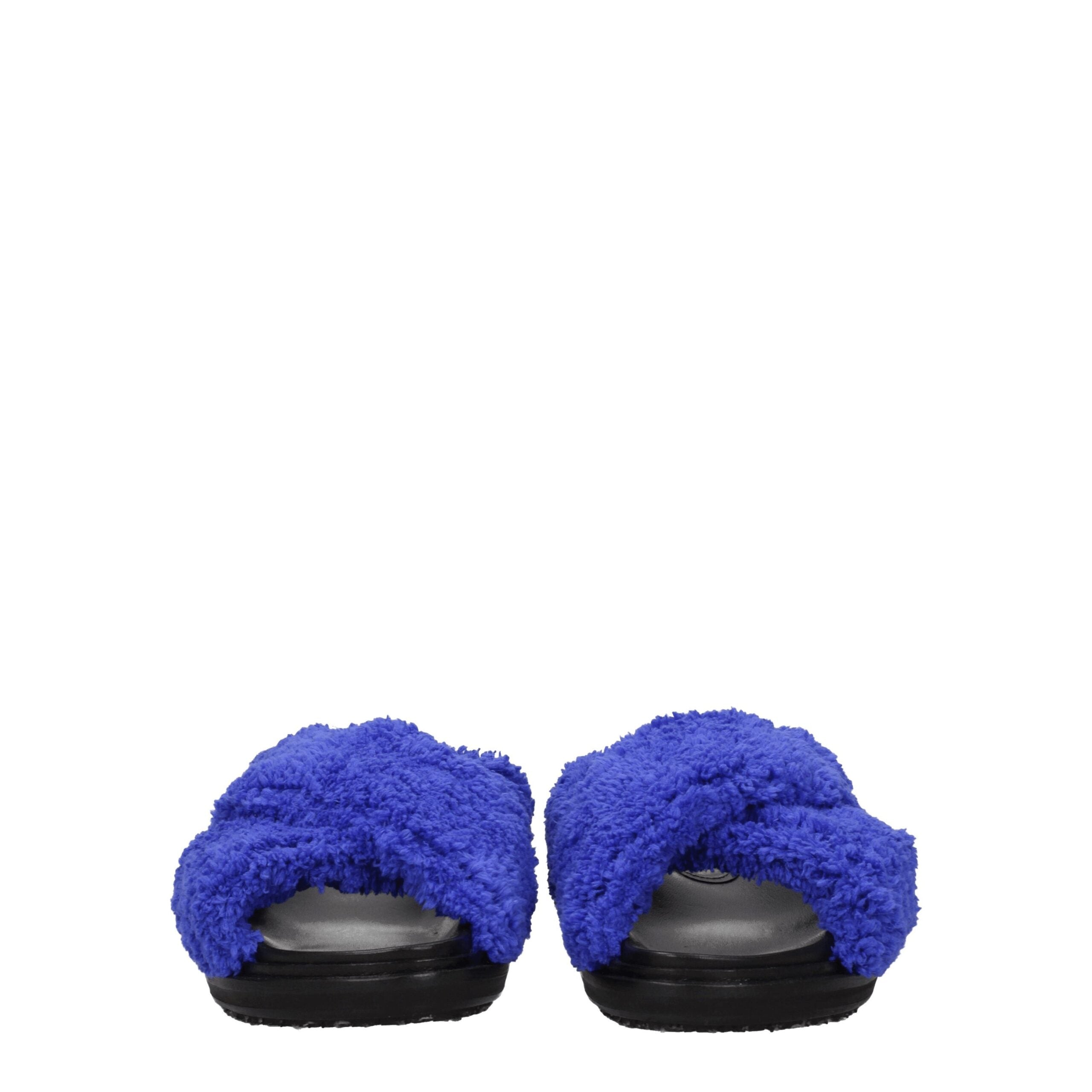 Marni Purple Fabric Slippers