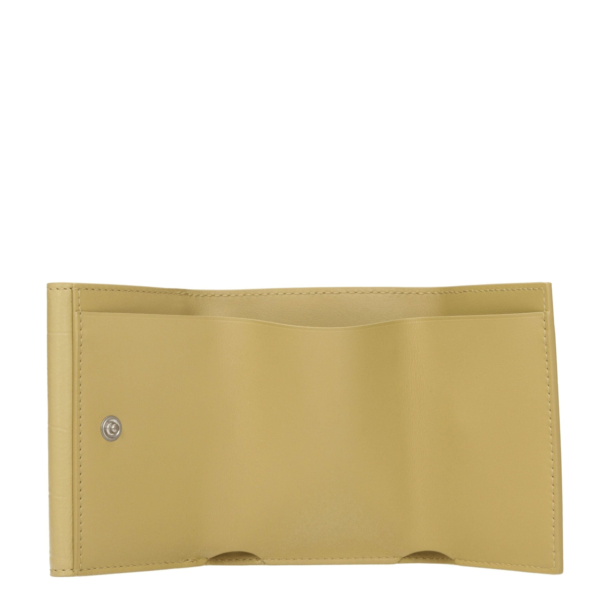 Jil Sander Yellow Leather Wallet - Luxe Nova
