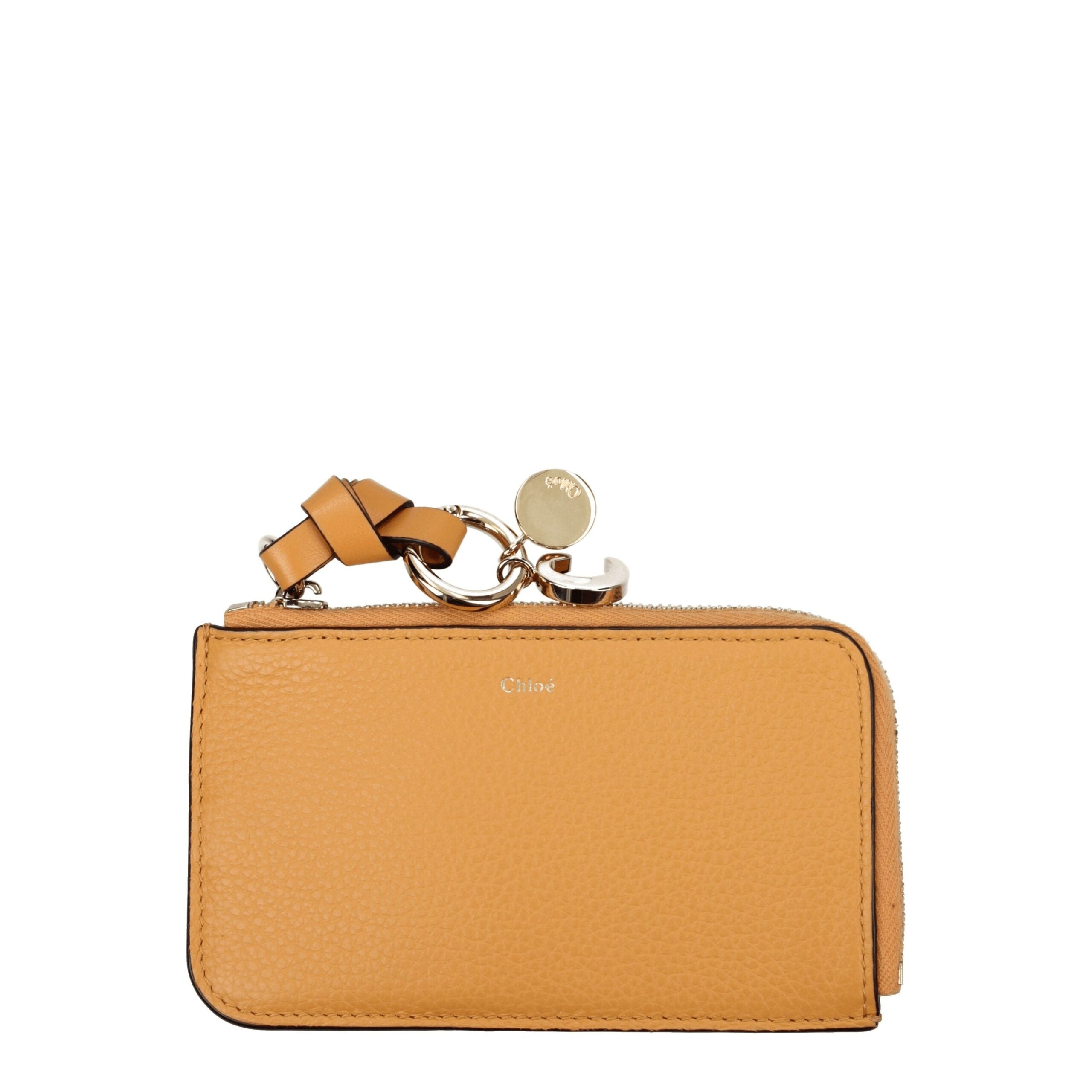 Chloé Orange Leather Wallet - Luxe Nova