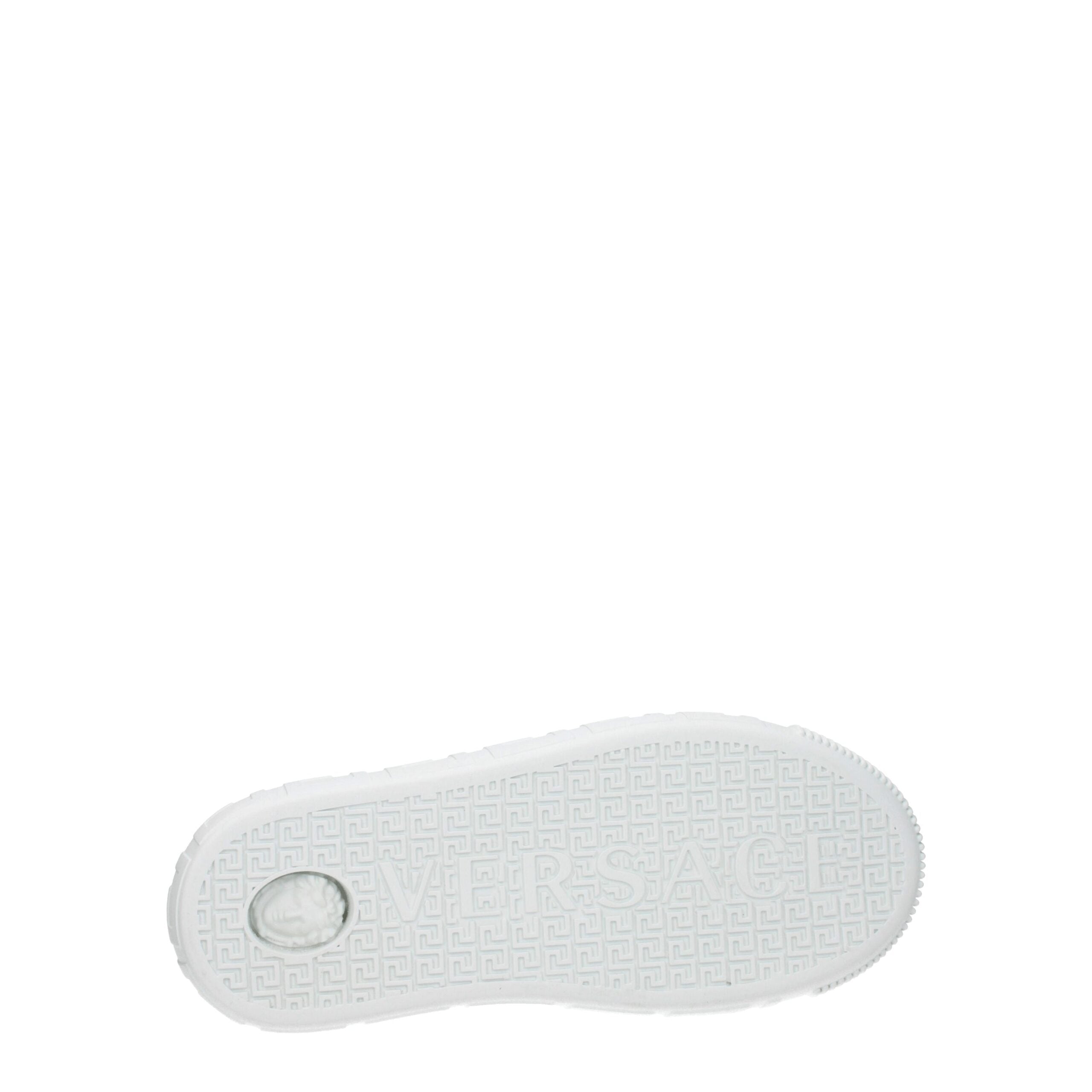Versace White Leather Low Top Sneakers - Luxe Nova