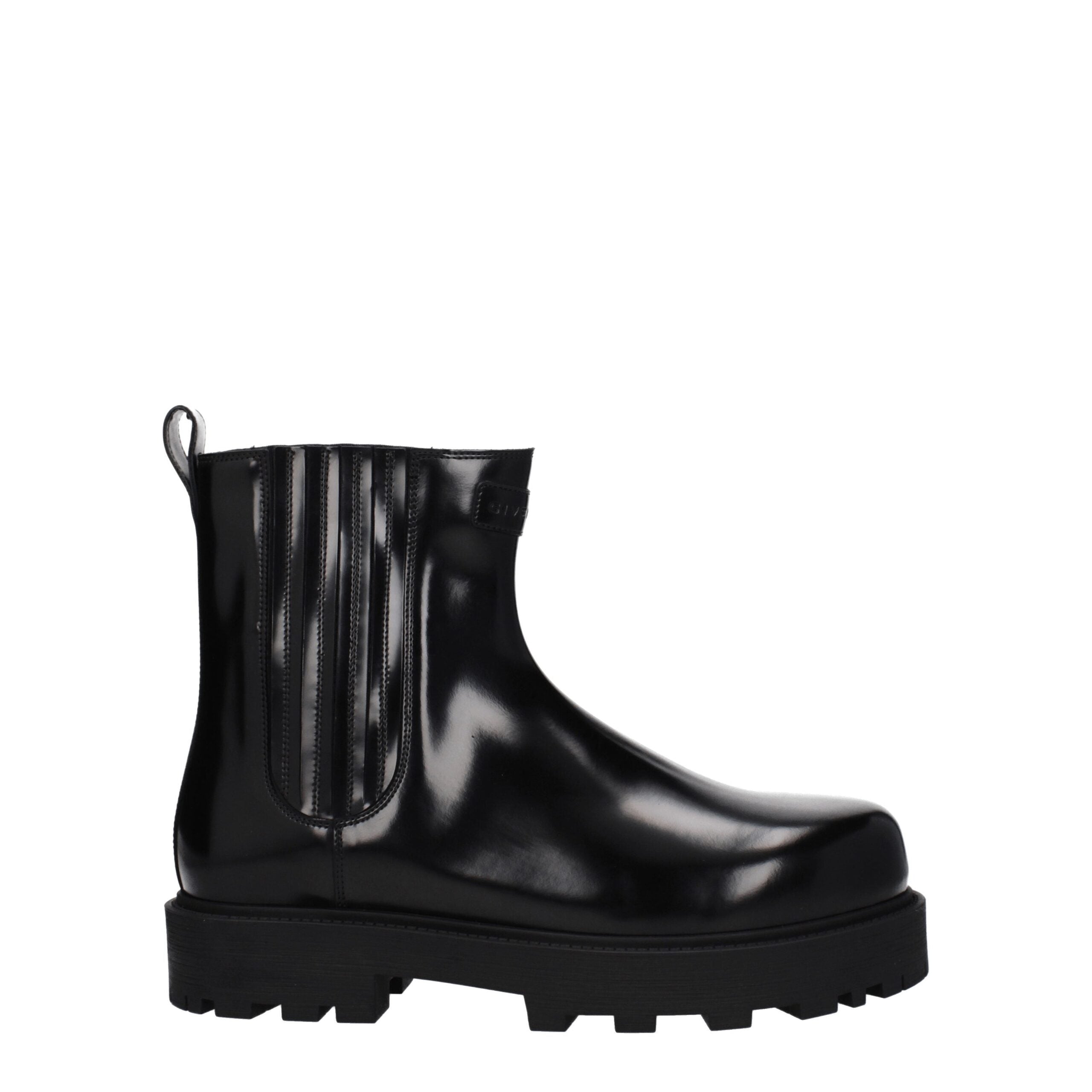 Givenchy Black Leather Ankle Boots